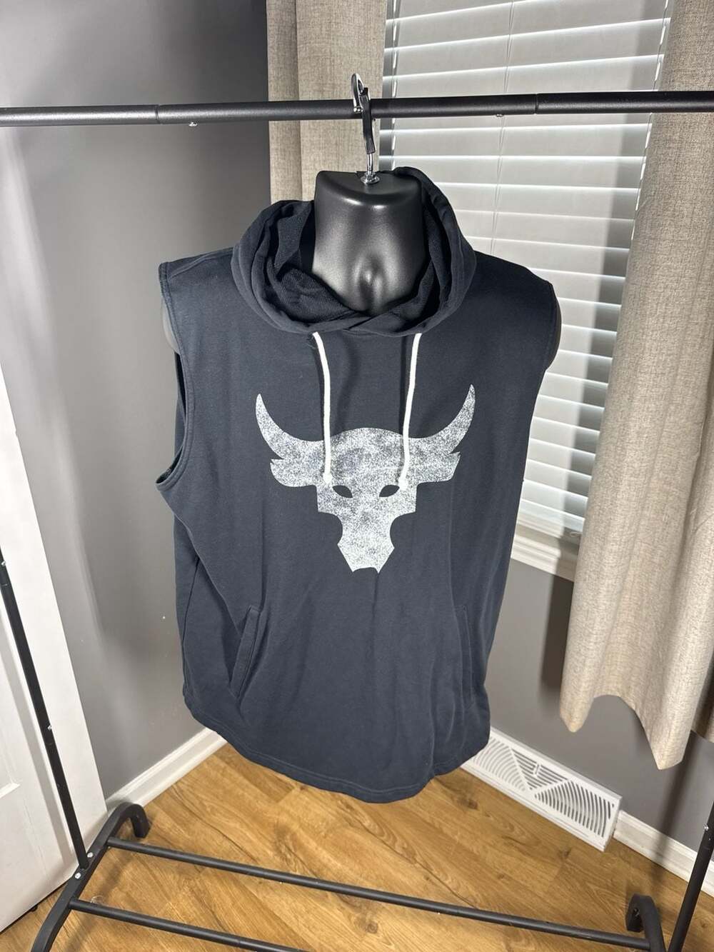 Under Armour Project Rock Men's Terry Sleeveless Hoodie Vest XL